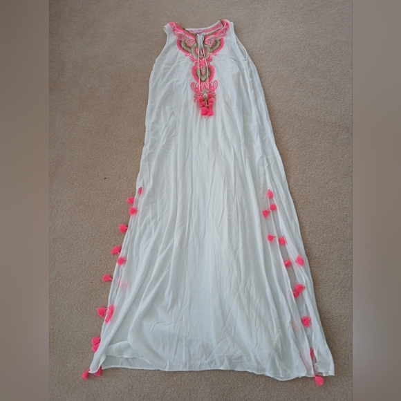 Women's LILLY PULITZER Nolia Maxi Beach  Lined Dress SIZE XS.   FL - Picture 4 of 14